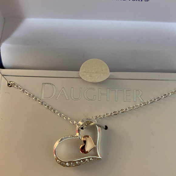 Swarovski Crystal necklace “Daughter” - Picture 1 of 4